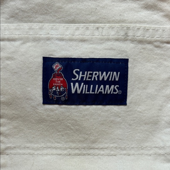 Sherwin Williams Dickies Casual Relaxed-Fit White Cotton Pants - Picture 2 of 6